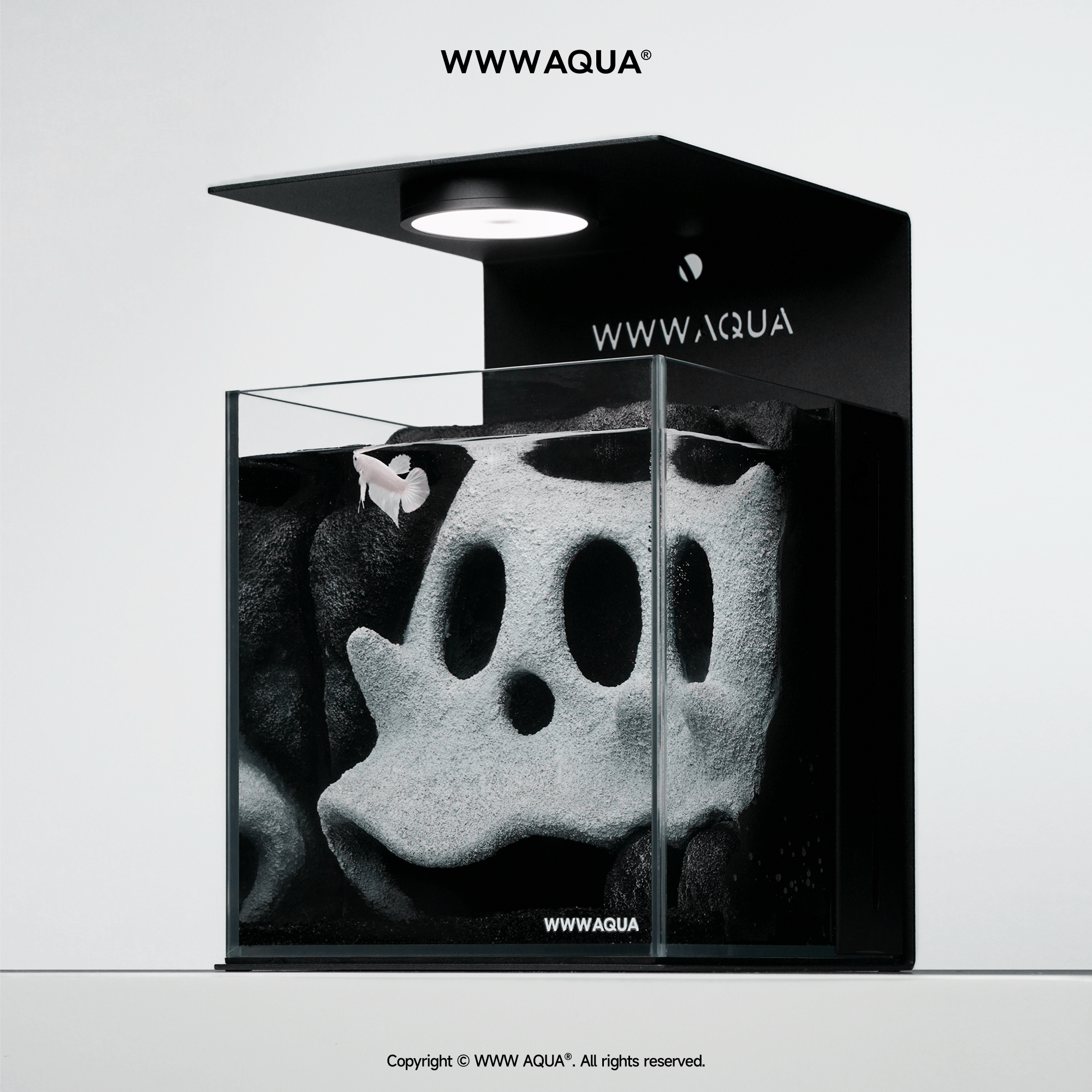 WWWAQUA|Ghostlet | Artistic Mini Aquarium | WWWAQUA
